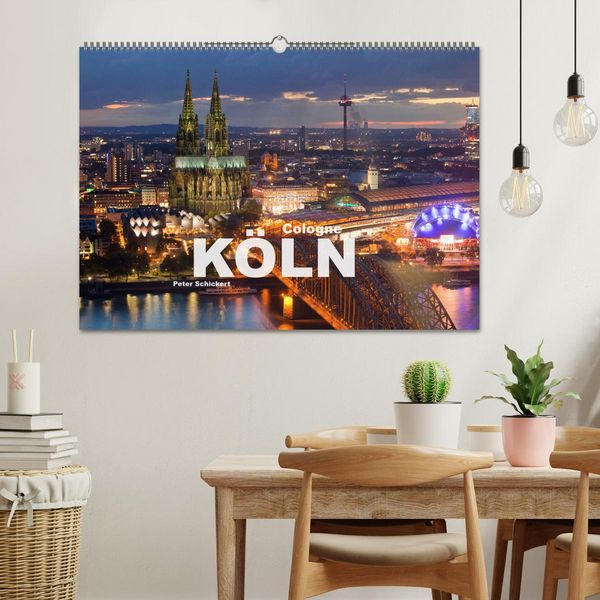Produktbild: Cologne - K&ouml;ln (Wandkalender 2026 DIN A2 quer), CALVENDO Monatskalender