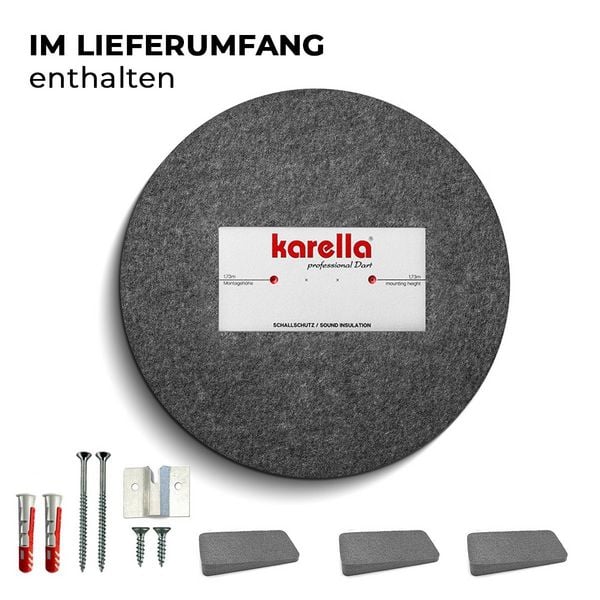 Produktbild: Karella Schallschutz Compact &Oslash;45 cm Silencer f&uuml;r Steeldartboards