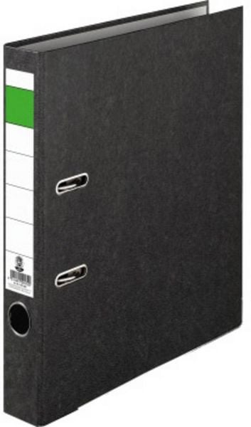 Produktbild: HEAD Ordner DIN A4 R&uuml;ckenbreite: 50mm Schwarz Wolkenmarmor 2 B&uuml;gel 120009390