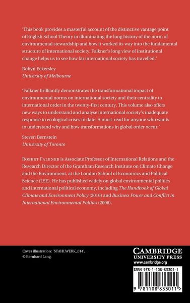 Produktbild: Environmentalism and Global International Society