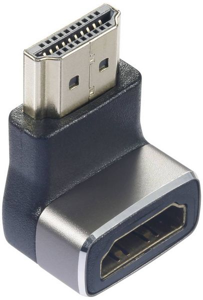 Produktbild: SpeaKa Professional SP-11306836 HDMI Adapter [1x HDMI-Stecker - 1x HDMI-Buchse] Schwarz, Silber UHD 8K @ 60 Hz, UHD 4K @ 120H