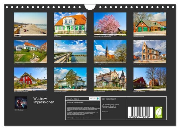 Produktbild: Wustrow Impressionen (Wandkalender 2026 DIN A4 quer), CALVENDO Monatskalender