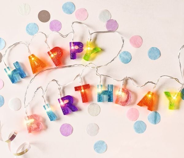 Produktbild: Happy Birthday Lichterkette
