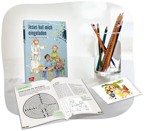 Produktbild: Jesus hat mich eingeladen. Der Vorbereitungskurs auf Erstbeichte und Erstkommunion