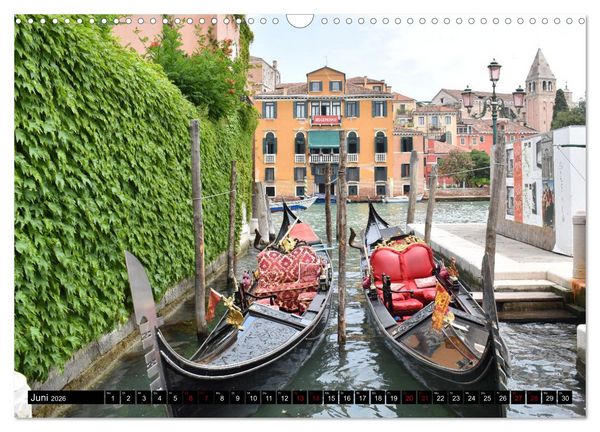 Produktbild: Venedig Impressionen (Wandkalender 2026 DIN A3 quer), CALVENDO Monatskalender