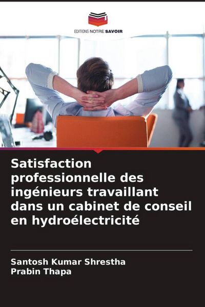 Produktbild: Satisfaction professionnelle des ing&eacute;nieurs travaillant dans un cabinet de conseil en hydro&eacute;lectricit&eacute;