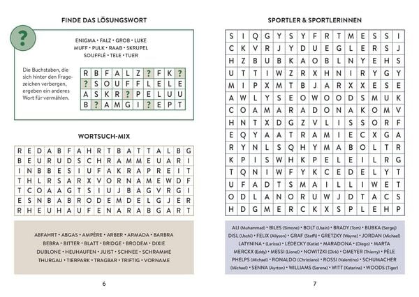 Produktbild: Wortsuchr&auml;tsel I &Uuml;ber 250 R&auml;tsel