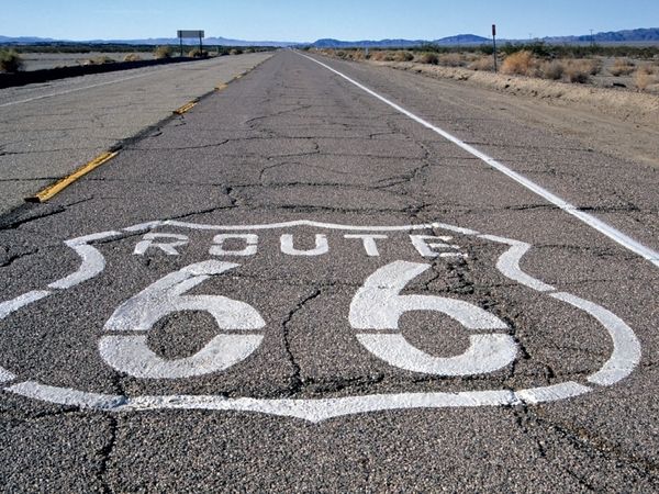 Produktbild: CALVENDO Puzzle Ein Motiv aus dem Kalender Get Your Kicks on Route 66 | 1000 Teile Lege-Gr&ouml;&szlig;e 64x48cm Foto-Puzzle f&uuml;r gl&uuml;ckliche Stunden
