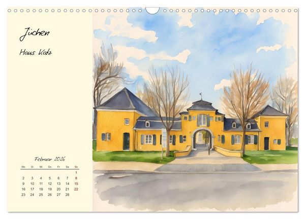Produktbild: Historische Bauwerke im Rhein-Kreis Neuss (Wandkalender 2026 DIN A3 quer), CALVENDO Monatskalender