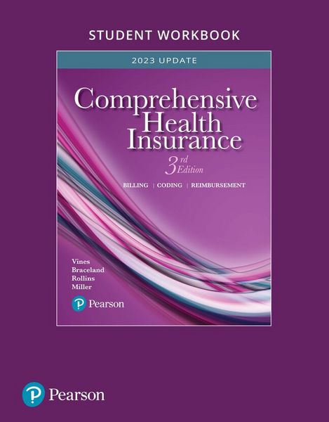 Produktbild: Student Workbook for Comprehensive Health Insurance: Billing, Coding, and Reimbursement