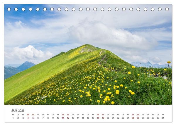 Produktbild: Schweiz - Faszination Natur (Tischkalender 2026 DIN A5 quer), CALVENDO Monatskalender