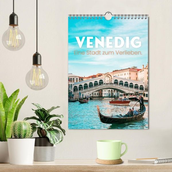 Produktbild: Venedig - Eine Stadt zum Verlieben. (Wandkalender 2026 DIN A4 hoch), CALVENDO Monatskalender