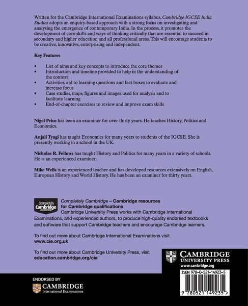 Produktbild: Cambridge IGCSE India Studies