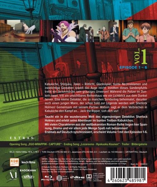 Produktbild: Kabukicho Sherlock - Volume 1 (Ep. 1-6)