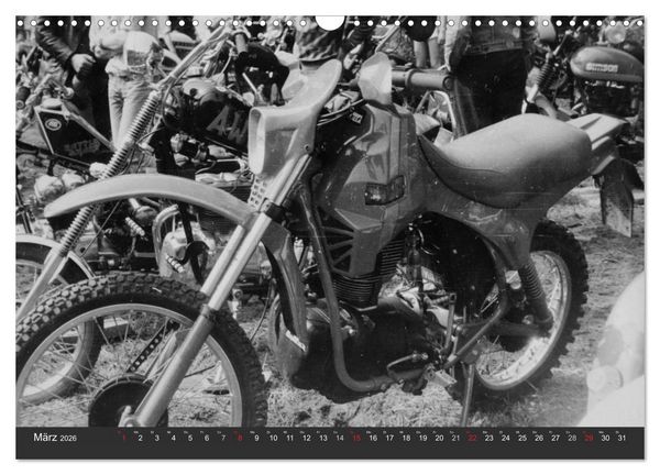 Produktbild: east Rider - Biker und Bikes aus der DDR (Wandkalender 2026 DIN A3 quer), CALVENDO Monatskalender