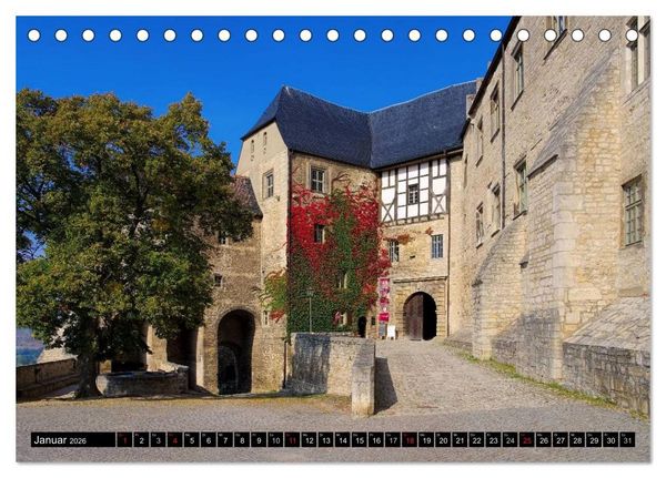 Produktbild: Freyburg - Die Perle im Unstruttal (Tischkalender 2026 DIN A5 quer), CALVENDO Monatskalender