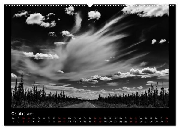 Produktbild: Soultouch - Schwarzwei&szlig; Landschaften, die die Seele ber&uuml;hren (Wandkalender 2026 DIN A2 quer), CALVENDO Monatskalender