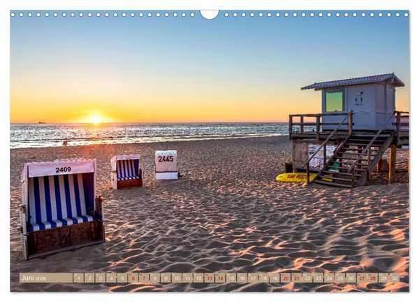 Produktbild: Sylt im Abendlicht (Wandkalender 2026 DIN A3 quer), CALVENDO Monatskalender