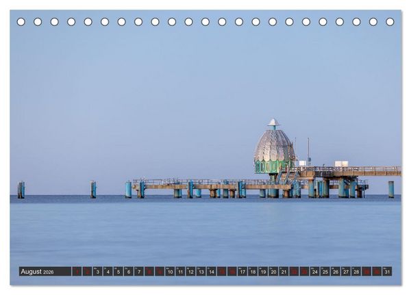 Produktbild: R&uuml;gen - Inseltraumblicke (Tischkalender 2026 DIN A5 quer), CALVENDO Monatskalender