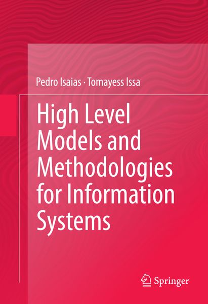 Produktbild: High Level Models and Methodologies for Information Systems