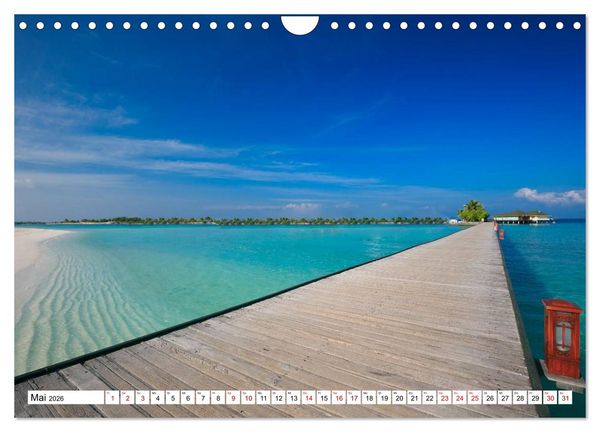 Produktbild: Reif f&uuml;r die S&uuml;dsee. Reise von Fidschi bis Bora Bora (Wandkalender 2026 DIN A4 quer), CALVENDO Monatskalender