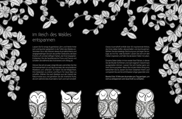 Produktbild: Black Edition: Inspiration Waldtiere