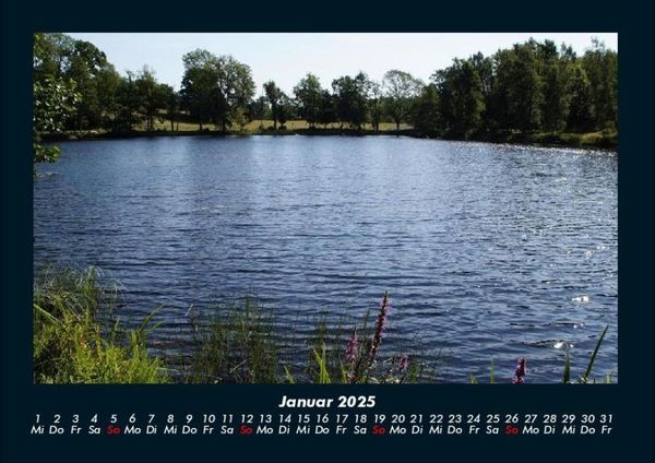 Produktbild: Landschaftskalender 2025 Fotokalender DIN A4