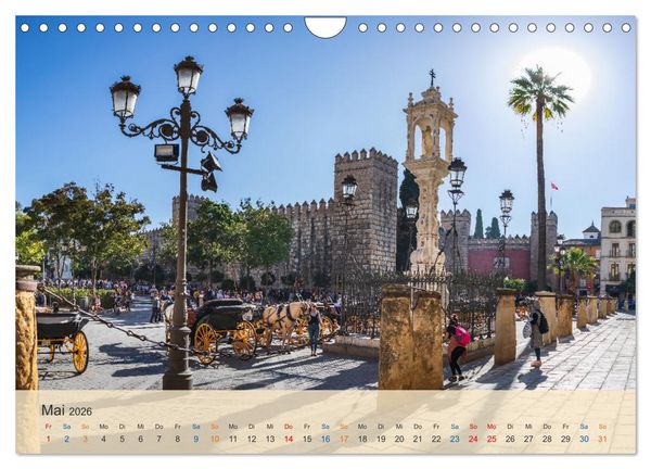 Produktbild: Sevilla - die andalusische Hauptstadt (Wandkalender 2026 DIN A4 quer), CALVENDO Monatskalender