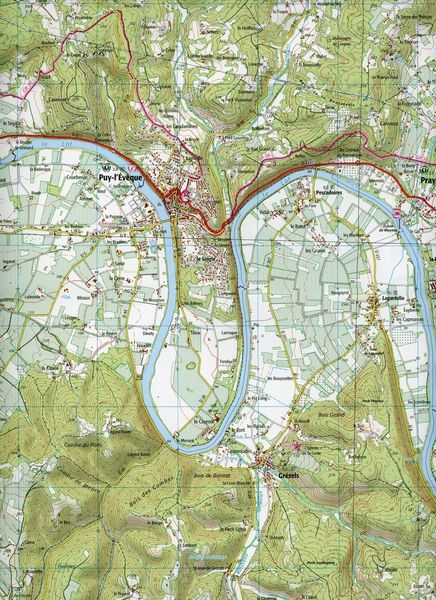 Produktbild: Puy-L'Ev&ecirc;que.Luzech 1:25 000