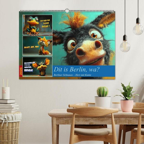 Produktbild: Dit is Berlin, wa? (Wandkalender 2026 DIN A2 quer), CALVENDO Monatskalender
