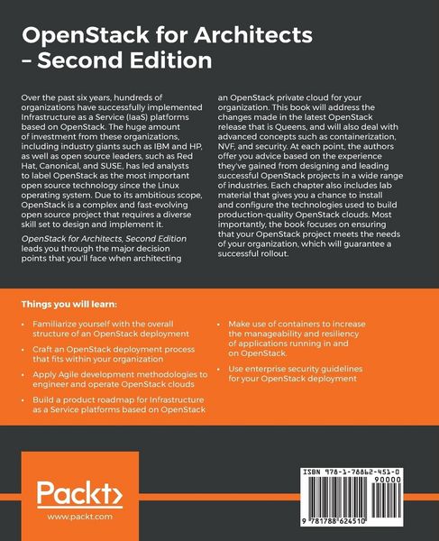 Produktbild: OpenStack for Architects - Second Edition