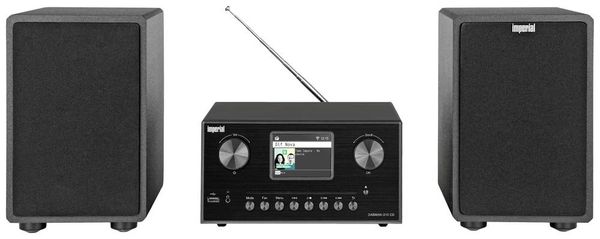 Imperial DABMAN i310 CD Stereoanlage Internetradio, DAB+, UKW, CD, Bluetooth®, DLNA, NFC, Inkl. Fernbedienung, DLNA-fähi