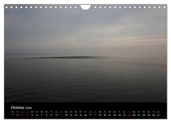 Produktbild: NORDSEE IMPRESSIONEN (Wandkalender 2026 DIN A4 quer), CALVENDO Monatskalender