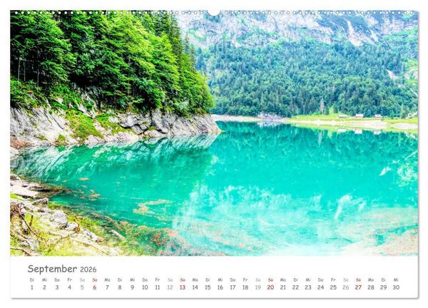 Produktbild: Gemma wandern - Wanderungen im Salzkammergut (hochwertiger Premium Wandkalender 2026 DIN A2 quer), Kunstdruck in Hochglanz