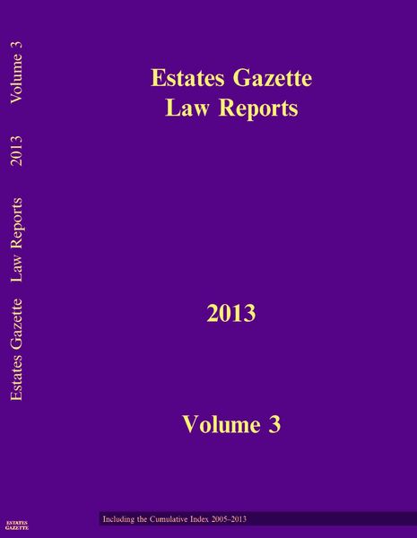 Produktbild: Estates Gazette Law Reports, Volume 3