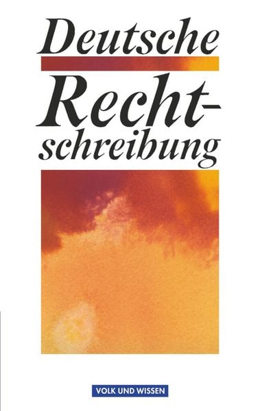 Deutsche Rechtschreibung, Taschenbuch von Helga Richter, Volk und Wissen Verlag, 978-3-06-060667-2