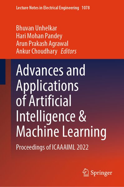 Produktbild: Advances and Applications of Artificial Intelligence & Machine Learning