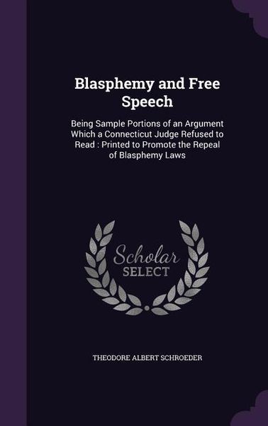 Produktbild: Blasphemy and Free Speech