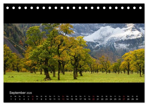 Produktbild: Alpenrand zwischen Isar und Lech (Tischkalender 2026 DIN A5 quer), CALVENDO Monatskalender