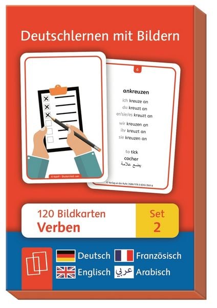 Produktbild: Verben: Set 2 - Deutsch, Englisch, Franz&ouml;sisch und Arabisch