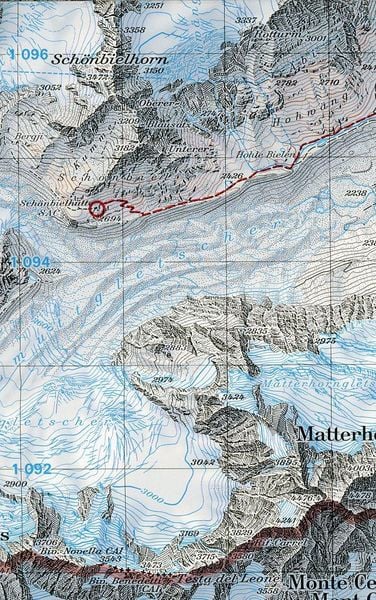 Produktbild: Swisstopo 1 : 33 333 Zermatt - Saas Fee