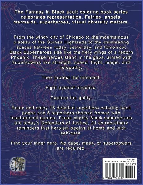 Produktbild: Black Superheroes Coloring Book