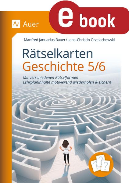 Produktbild: R&auml;tselkarten Geschichte Klassen 5-6