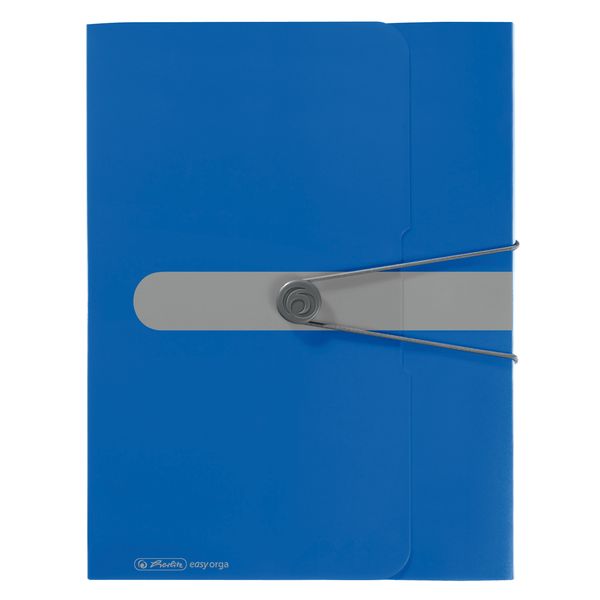 Produktbild: Herlitz Sammelbox A4 PP, Opak Blau, R&uuml;ckenbreite 4cm