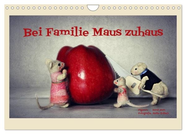 Produktbild: Bei Familie Maus zuhaus (Wandkalender 2026 DIN A4 quer), CALVENDO Monatskalender