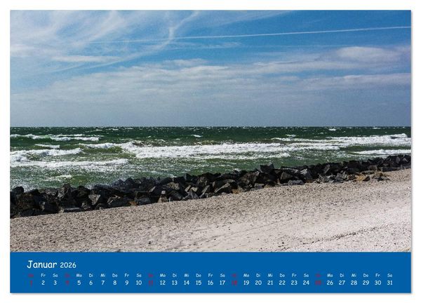 Produktbild: Besuch auf Hiddensee (hochwertiger Premium Wandkalender 2026 DIN A2 quer), Kunstdruck in Hochglanz