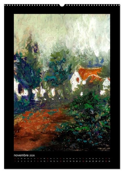 Produktbild: Les Paysages de Topaze (Calendrier mural 2026 DIN A2 horizontal) calendrier de bureau