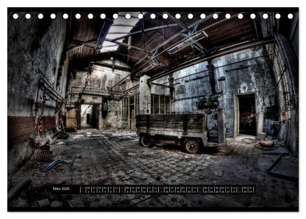 Produktbild: Lost Places, Vergessene Orte / AT-Version (Tischkalender 2026 DIN A5 quer), CALVENDO Monatskalender