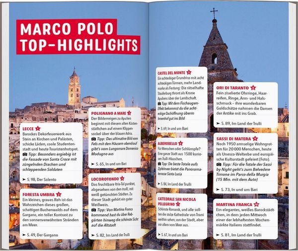 Produktbild: MARCO POLO Reisef&uuml;hrer Apulien