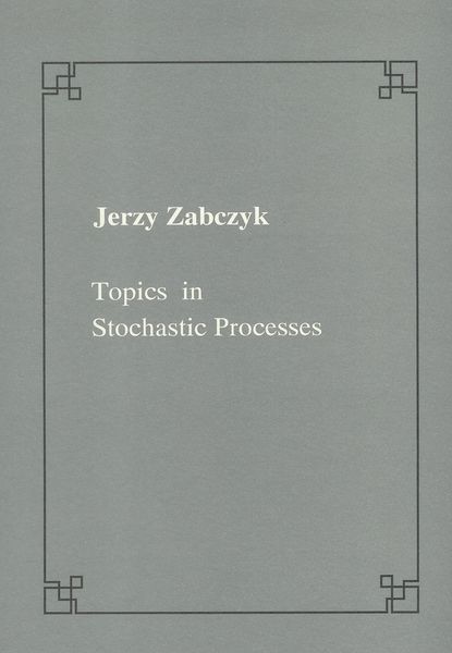 Produktbild: Topics in stochastic processes